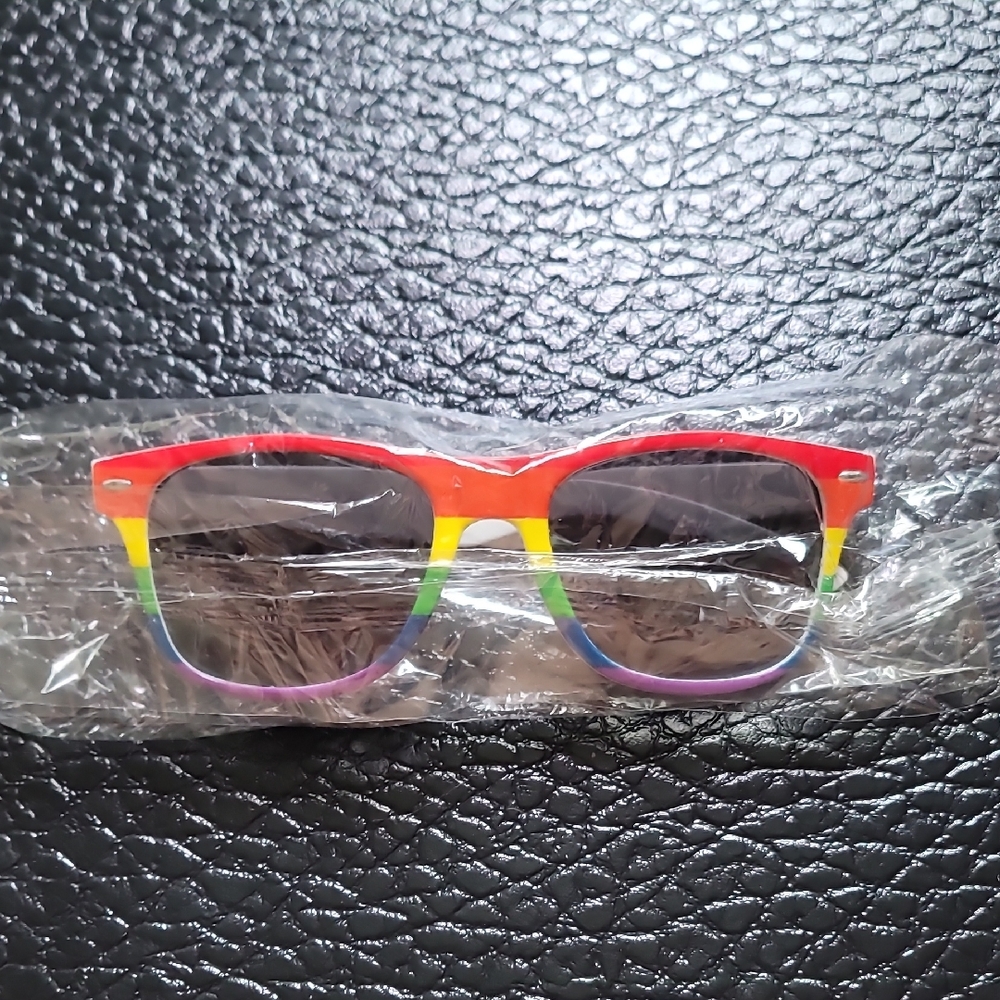 Colorful Rainbow Frame Sunglasses